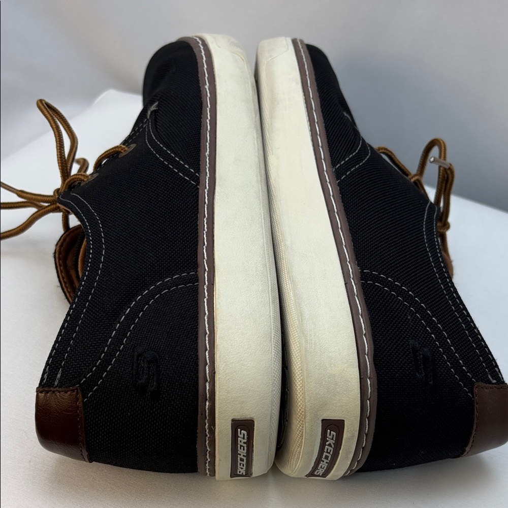 Skechers Palen-Gabon Men’s Sz10 Black Relaxed Fit Memory Foam Casual Shoes - Picture 5 of 11
